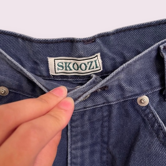 Skoozi Vintage High-rise Mom Blue Jeans Size Womens 0 - Picture 3 of 5